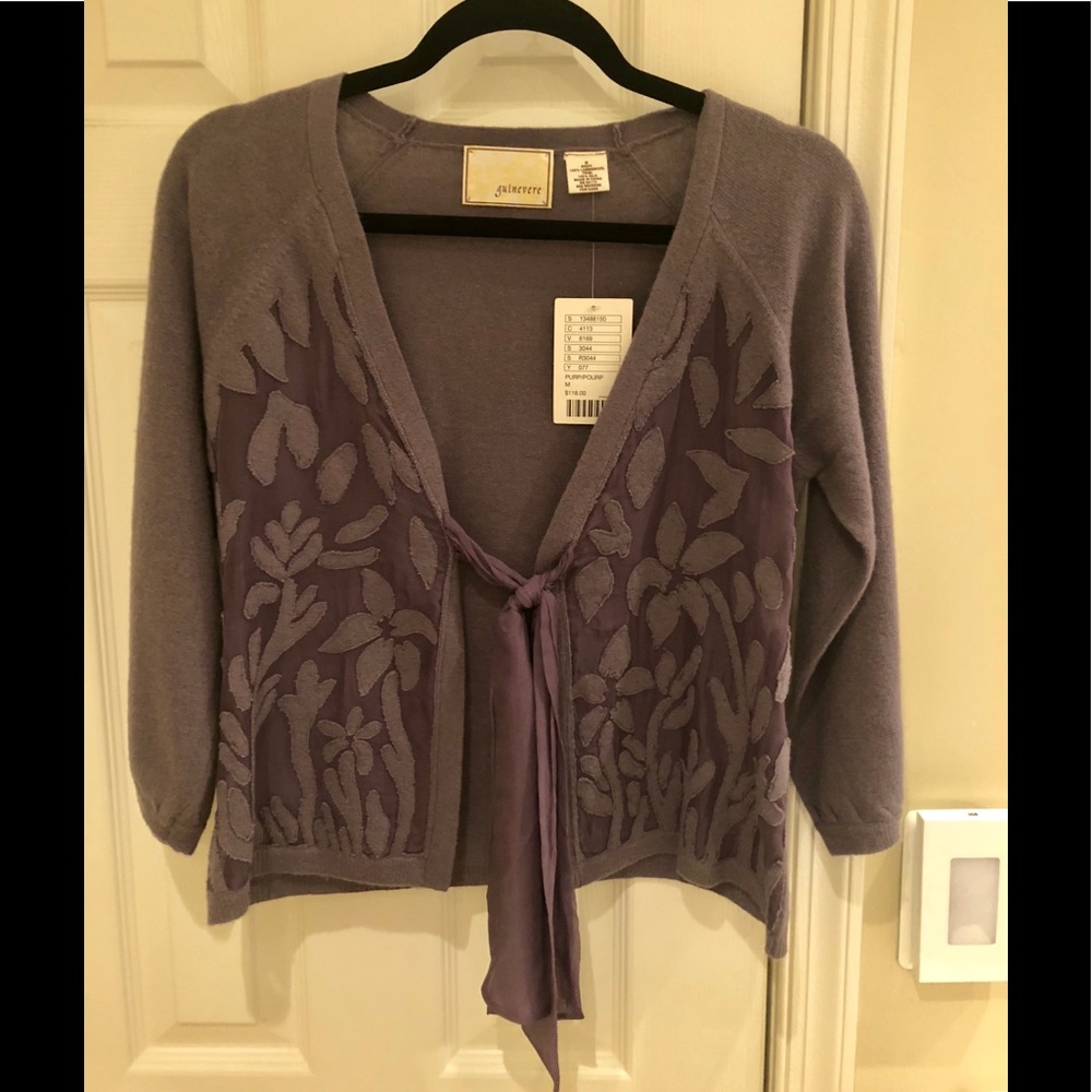 Anthropologie 100 percent lambs wool cardigan